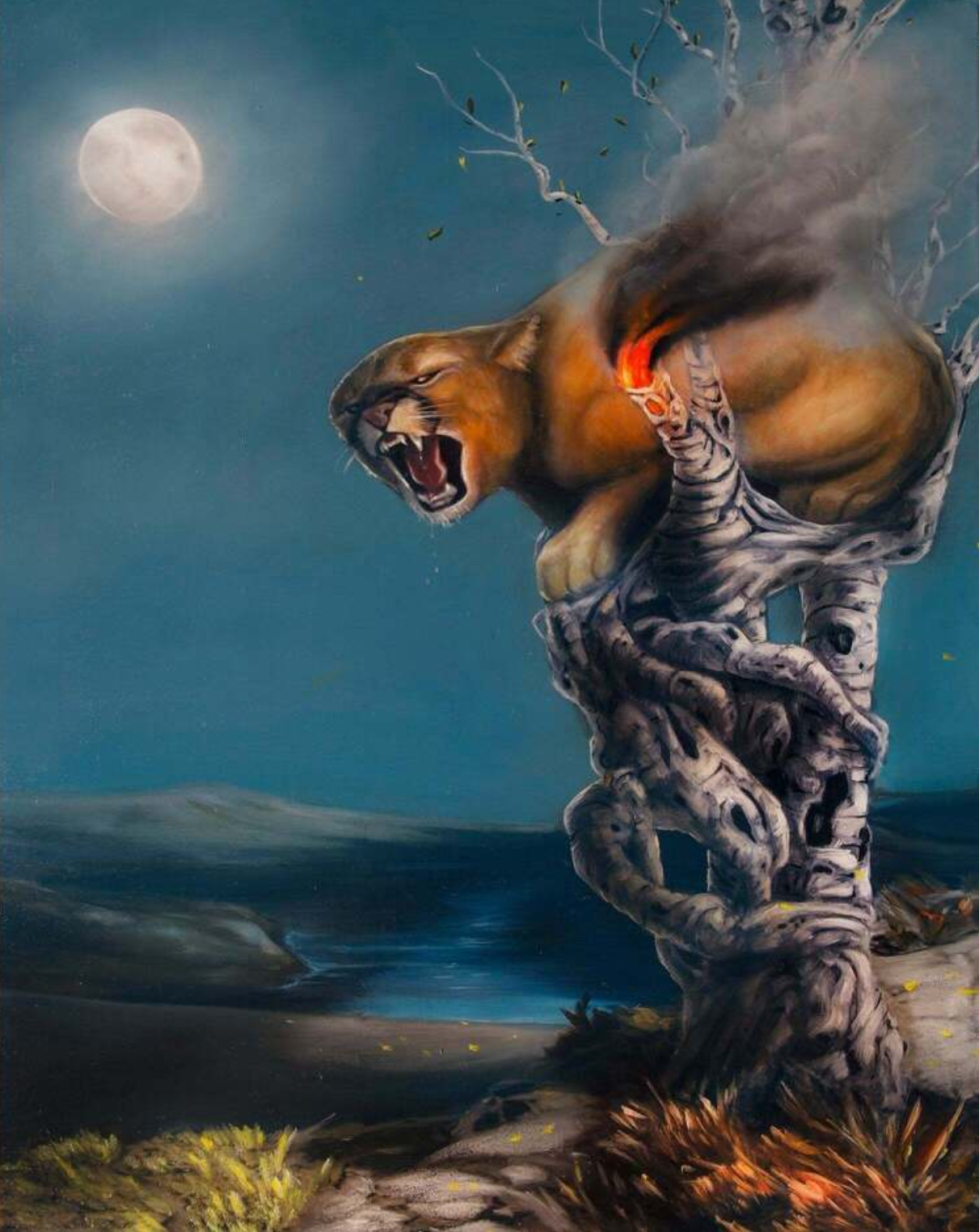 The Night is on Fire - ORIGINAL (Inquire for Price)