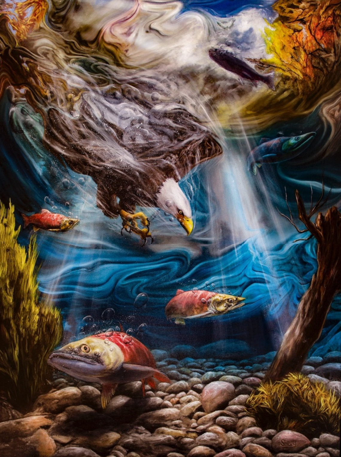 Red, White, and Blue - ORIGINAL (Inquire for Price)