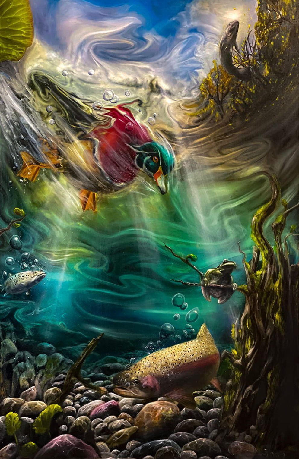 What Would a Wood Duck Do? - ORIGINAL (Inquire for Price)