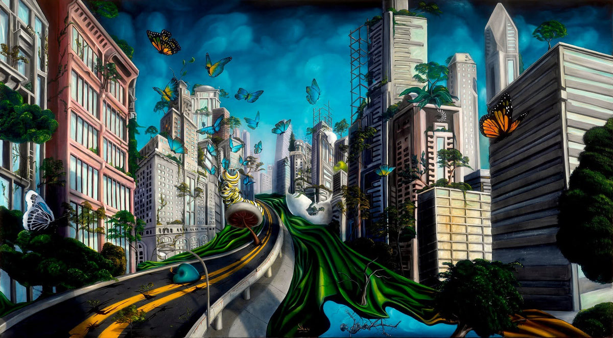 The way I see it. 4x7ft oil