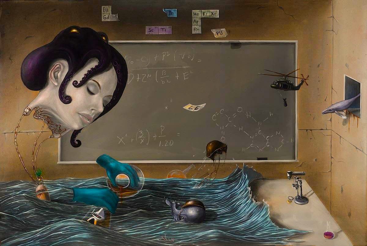 Quantum Reality 24x36 oil