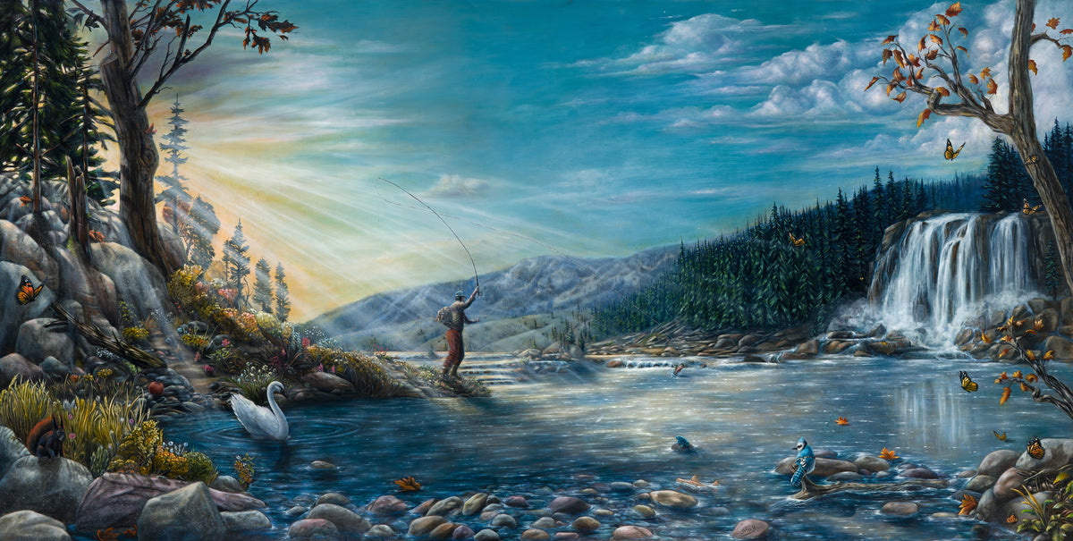 The Edge of Existence 6x9 ft oil