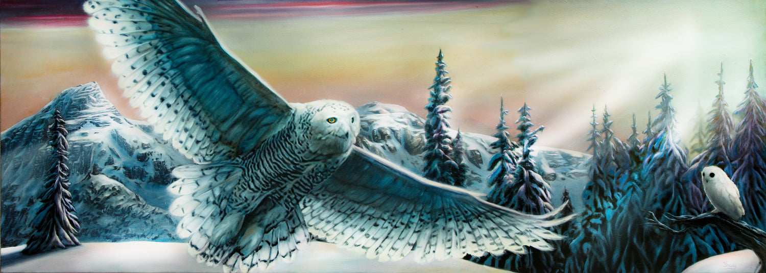 The Site of Serenity. 2x5 ft oil
